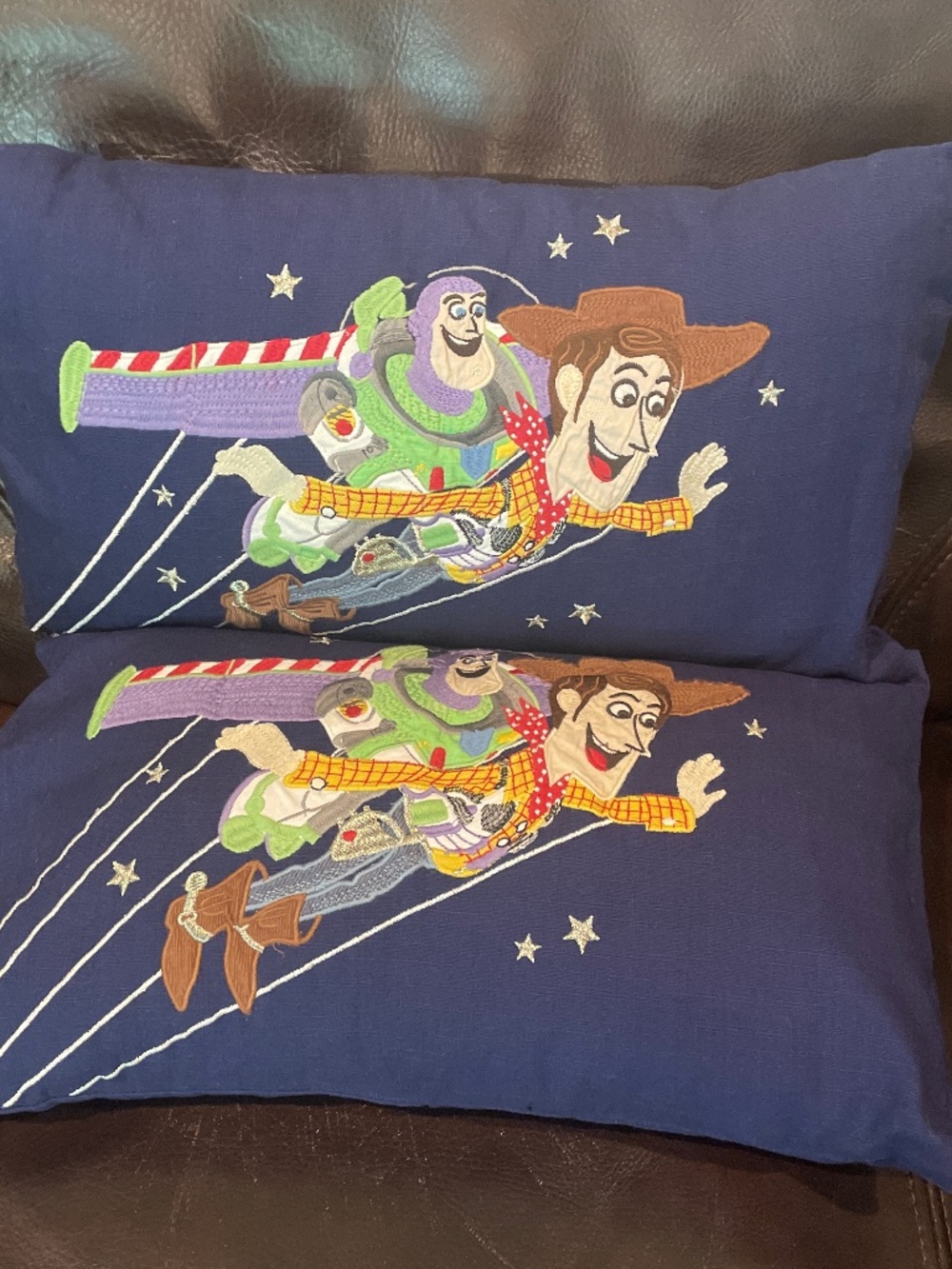 Pottery Barns Kids Toy Story throw pillow set